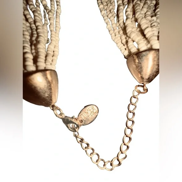 “Time and Tru” GORGEOUS CREAM COLORED NECKLACE NWOT - Picture 3 of 9